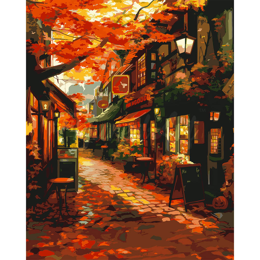 Fall Café Street