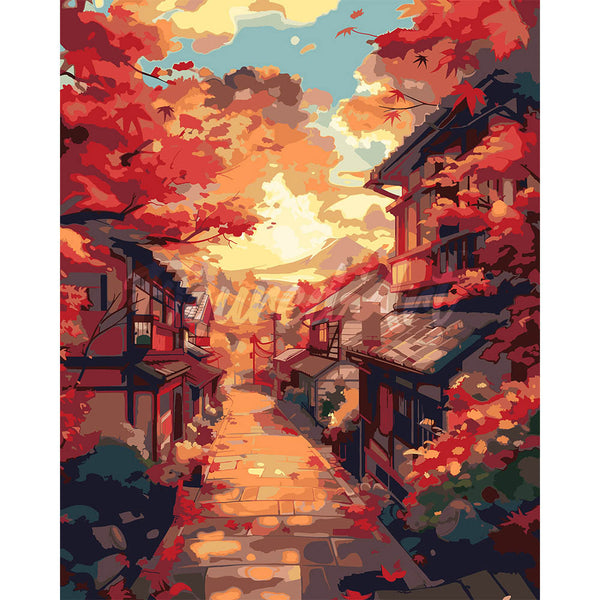 Fall Street in Kyoto