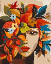 Load image into Gallery viewer, Paint by numbers kit Picasso-Inspired Fall Flora Face Figured&#39;Art