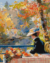 Load image into Gallery viewer, Paint by numbers kit Renoir-Inspired Fall Lady Figured'Art