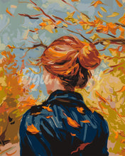 Load image into Gallery viewer, Paint by numbers kit Van Gogh-Inspired Fall Lady Figured'Art
