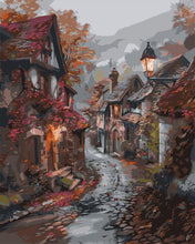 Load image into Gallery viewer, Paint by numbers kit Quiet Fall Village Figured'Art