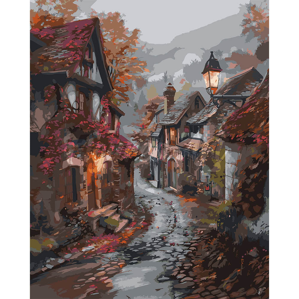 Quiet Fall Village