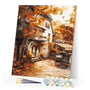Paint by numbers kit Fall Café Front Figured'Art