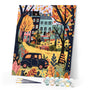 Paint by numbers kit Fall Classic Car Scene Figured'Art