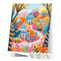Paint by numbers kit Colorful Fall Houses Figured'Art