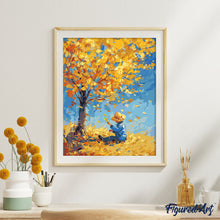 Load image into Gallery viewer, Van Gogh-Inspired Boy in Fall