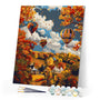 Paint by numbers kit Fall Balloon Adventure Figured'Art