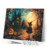 Paint by numbers kit The Witch Castle Figured'Art