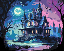 Load image into Gallery viewer, Paint by numbers kit The Haunted Mansion Figured'Art