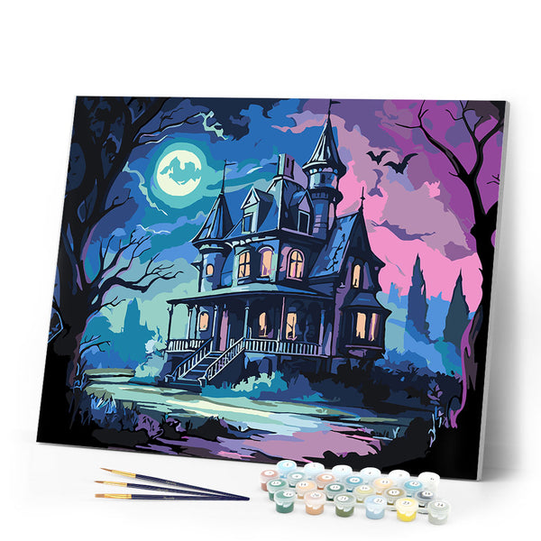 Paint by numbers kit The Haunted Mansion Figured'Art