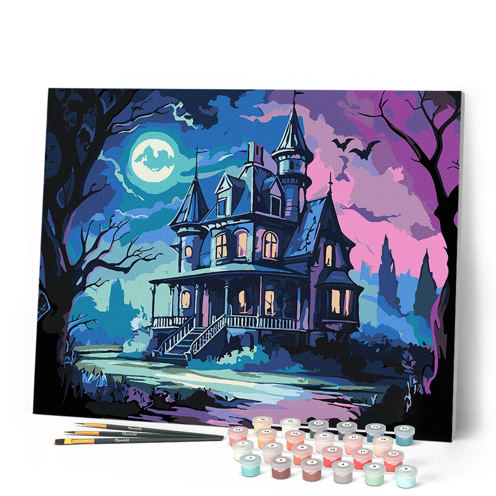 Paint by Numbers for adults - The Haunted Mansion – Figured'Art
