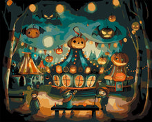 Load image into Gallery viewer, Paint by numbers kit Halloween Carnival Figured'Art