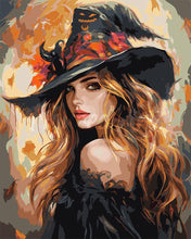 Load image into Gallery viewer, Paint by numbers kit The Pretty Witch Figured'Art