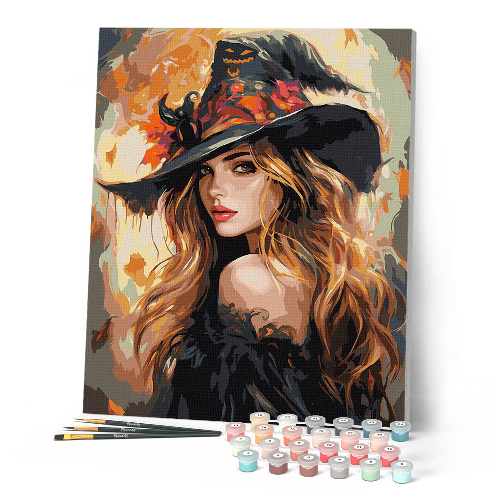 Paint by Numbers for adults - The Pretty Witch – Figured'Art