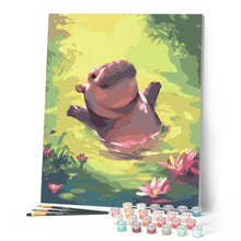 Load image into Gallery viewer, Swimming Hippo