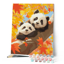 Load image into Gallery viewer, Panda Cubs in the Fall