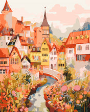 Load image into Gallery viewer, Paint by numbers kit Amber Enchanted Village Figured'Art