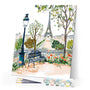 Paint by numbers kit Watercolor Paris Garden Figured'Art