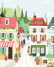 Load image into Gallery viewer, Paint by numbers kit Green View Village Figured'Art