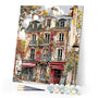 Paint by numbers kit Vintage Paris Facades Figured'Art