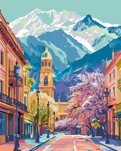 Load image into Gallery viewer, Paint by numbers kit Colorful Alpine Village Figured'Art