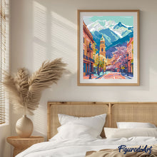 Load image into Gallery viewer, Colorful Alpine Village