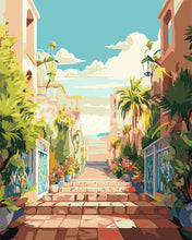 Load image into Gallery viewer, Paint by numbers kit Coastal Staircase Figured'Art