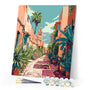 Paint by numbers kit Moroccan Alleyway Figured'Art