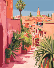 Load image into Gallery viewer, Paint by numbers kit Moroccan City View Figured&#39;Art