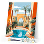 Paint by numbers kit Luxury Moroccan Villa Figured'Art