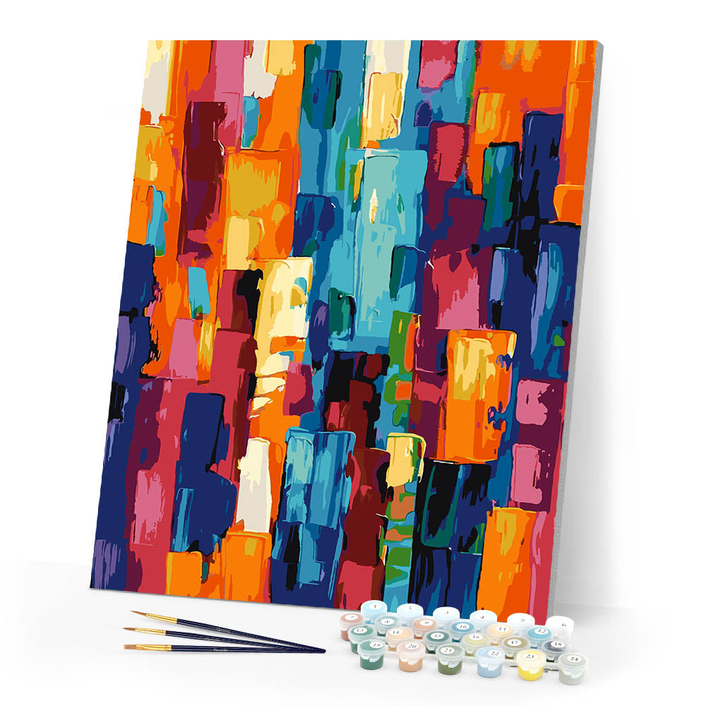 Paint by Numbers for adults - Abstract Energy