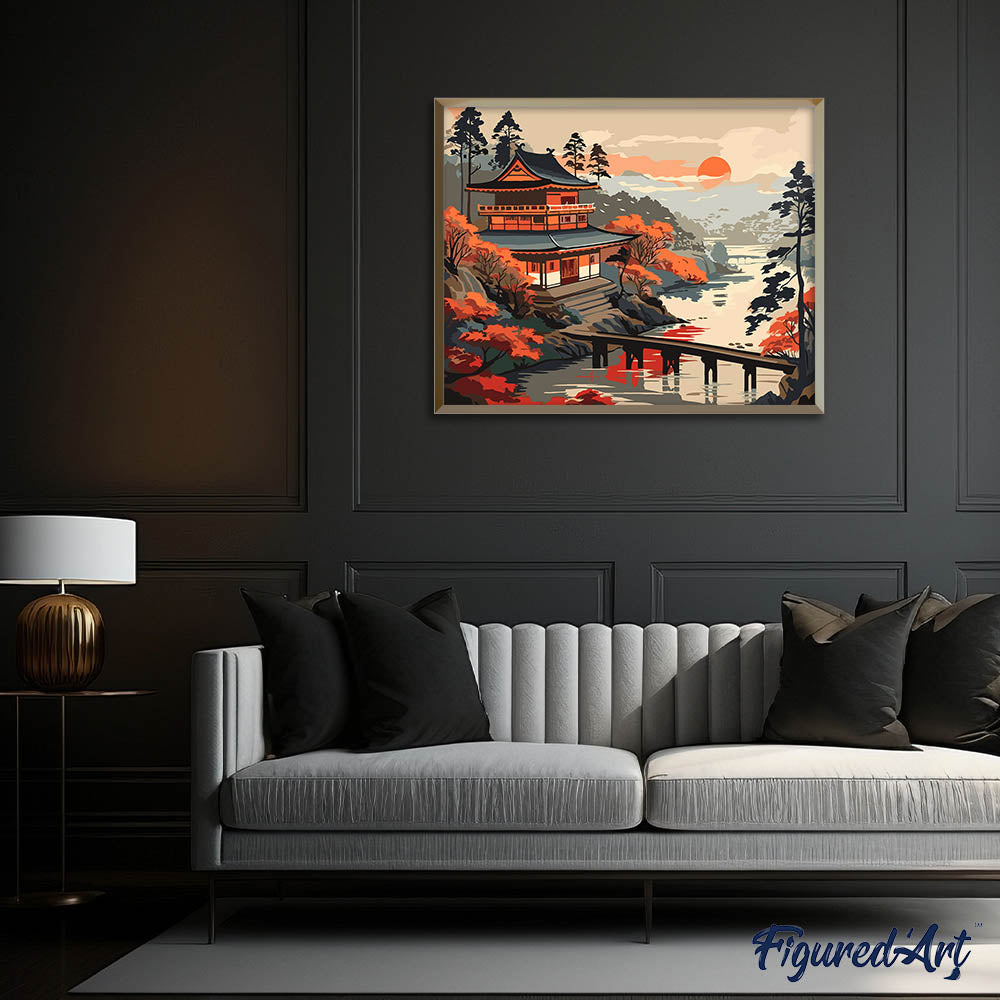 Vintage Pagoda View