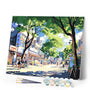 Paint by numbers kit Local Market Street in Japan Figured'Art