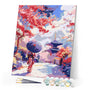 Paint by numbers kit Japanese Garden in the Fall Figured'Art