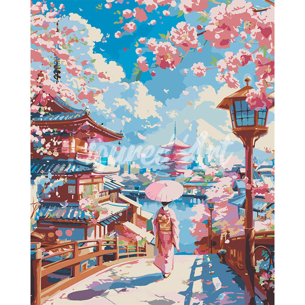 Sakura Street in Kyoto