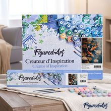 Load image into Gallery viewer, Vintage Koi Carps and Flowers