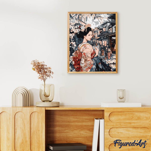 Geisha in Vintage Street