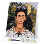 Paint by numbers kit for adults Frida - Self Portrait with Thorn Necklace and Hummingbird Figured'Art