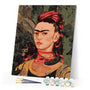 Paint by numbers kit Frida - Self Portrait with Monkey 1940 Figured'Art