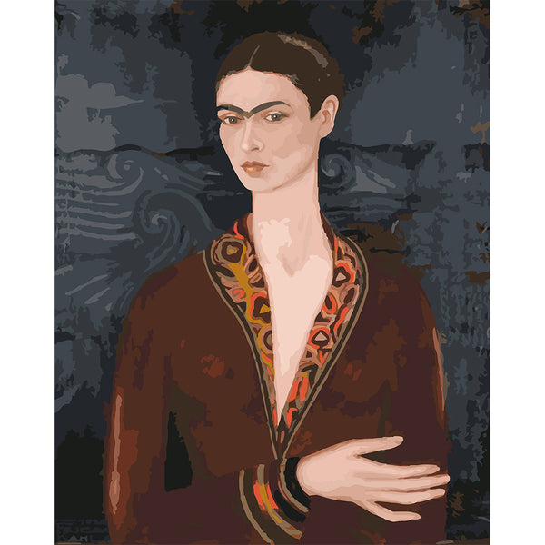 Frida - Self Portrait in a Velvet Dress
