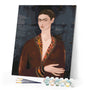 Paint by numbers kit Frida - Self Portrait in a Velvet Dress Figured'Art