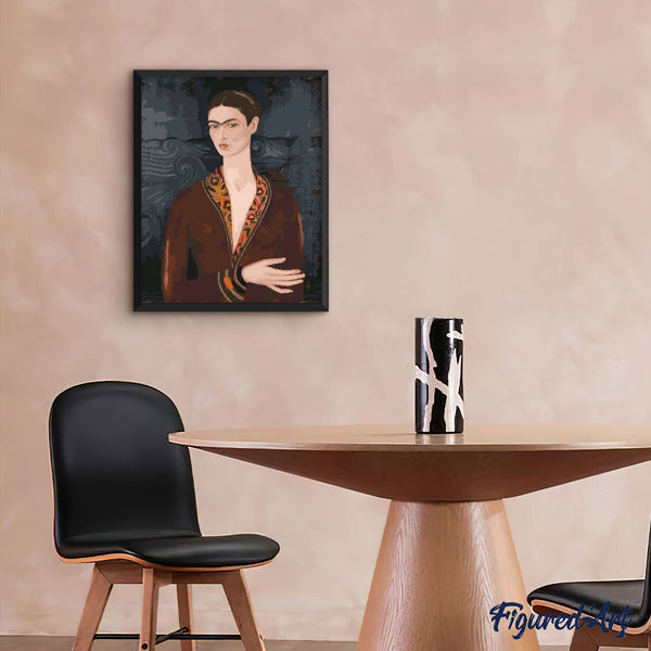 Frida - Self Portrait in a Velvet Dress