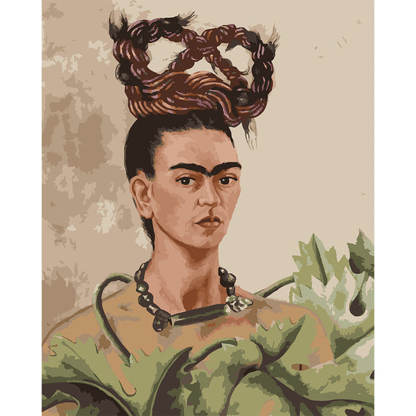 Frida - Self Portrait with Braid