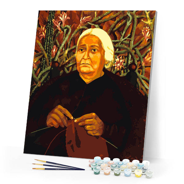 Paint by numbers kit Frida - Portrait of Doña Rosita Morillo Figured'Art