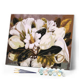 Paint by numbers kit Frida - Magnolias Figured'Art
