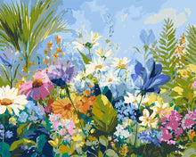 Load image into Gallery viewer, Paint by numbers kit Colorful Floral Field Figured'Art