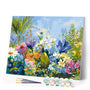 Paint by numbers kit Colorful Floral Field Figured'Art