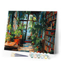 Paint by numbers kit Greenhouse Library Figured'Art