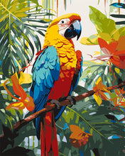 Load image into Gallery viewer, Paint by numbers kit Tropical Macaw Figured'Art